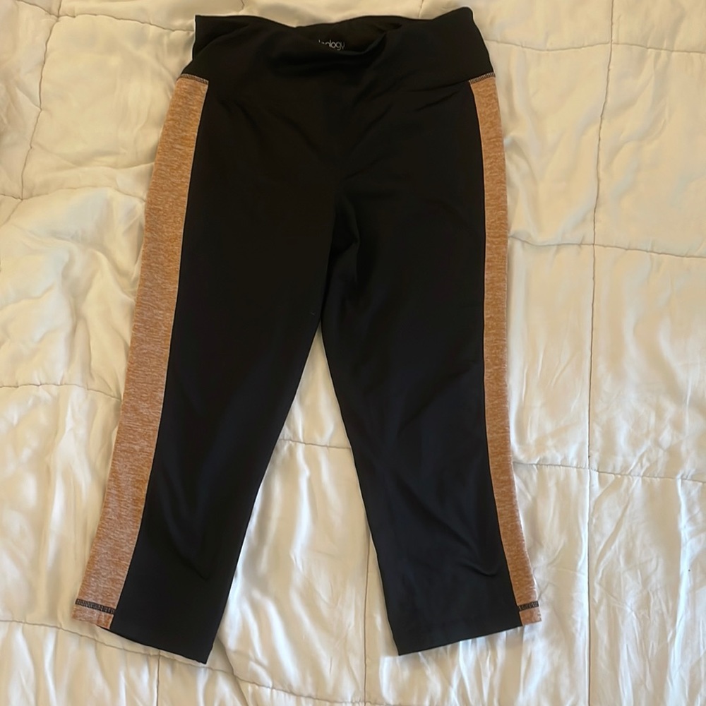 Ideology medium athletic set - tan/orange color